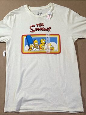 The Simpsons Graphic Tee - White Short Sleeve Women's Tee